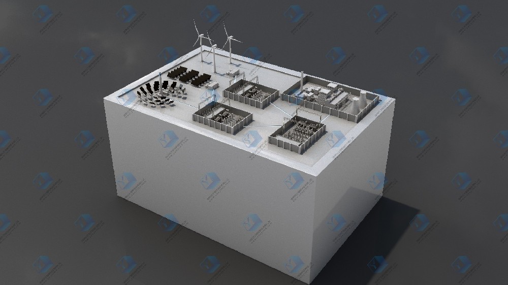 新能源發(fā)電模型：風(fēng)、光、火 電能源調(diào)峰仿真模型