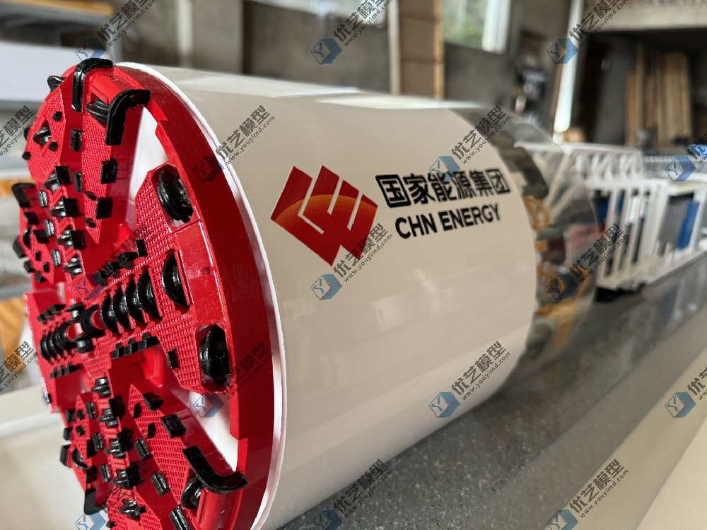 湖南省優(yōu)藝模型——土壓平衡式盾構(gòu)機(jī)模型仿真模型，結(jié)構(gòu)展示，動(dòng)態(tài)演示