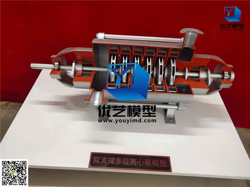 雙支撐多級(jí)離心泵模型 雙支撐多級(jí)離心泵模型