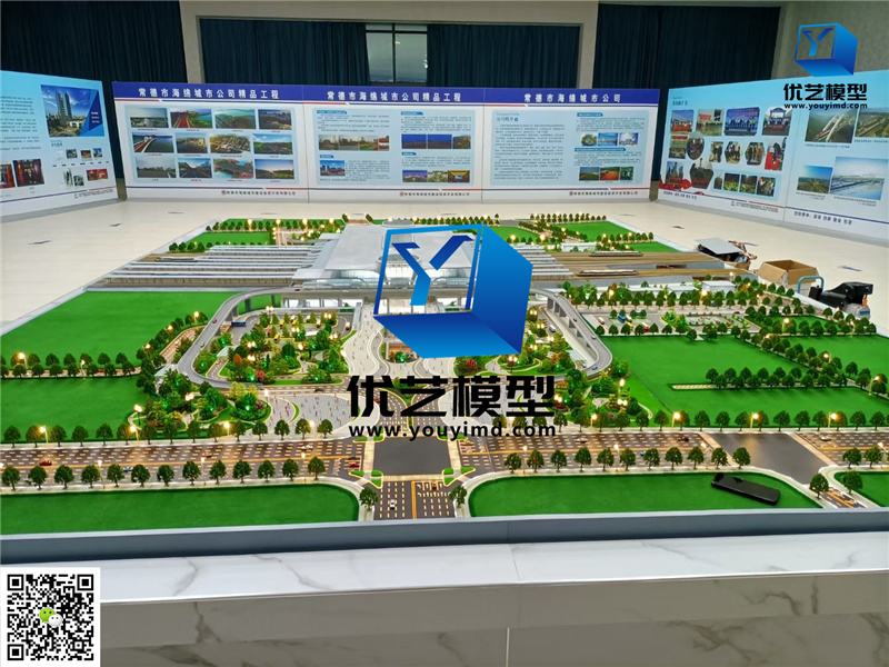 高鐵站沙盤模型 高鐵站沙盤模型